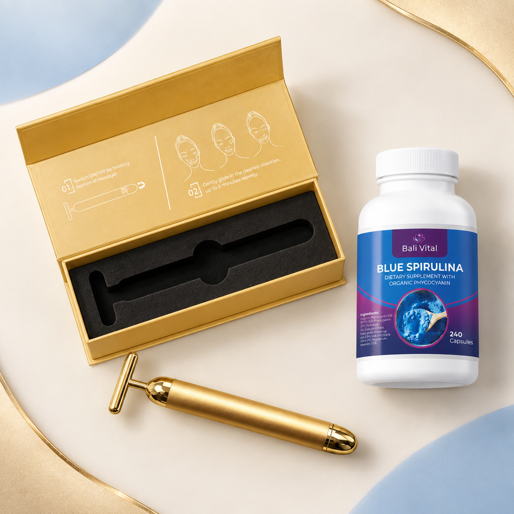 Ducatus Beauty Roller & Blue Spirulina