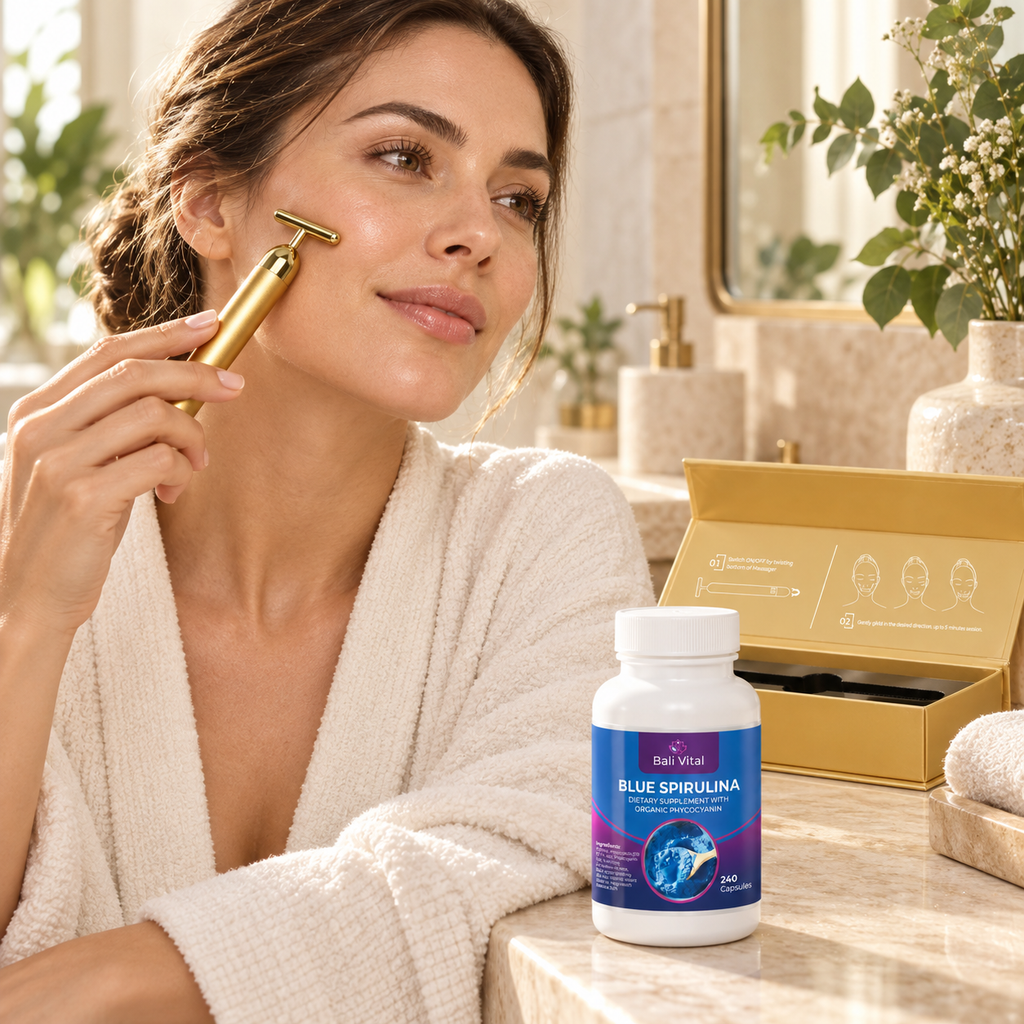 Ducatus Beauty Roller & Blue Spirulina