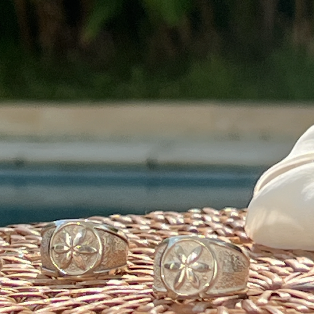 Flower of Life – Pure Silver Ring