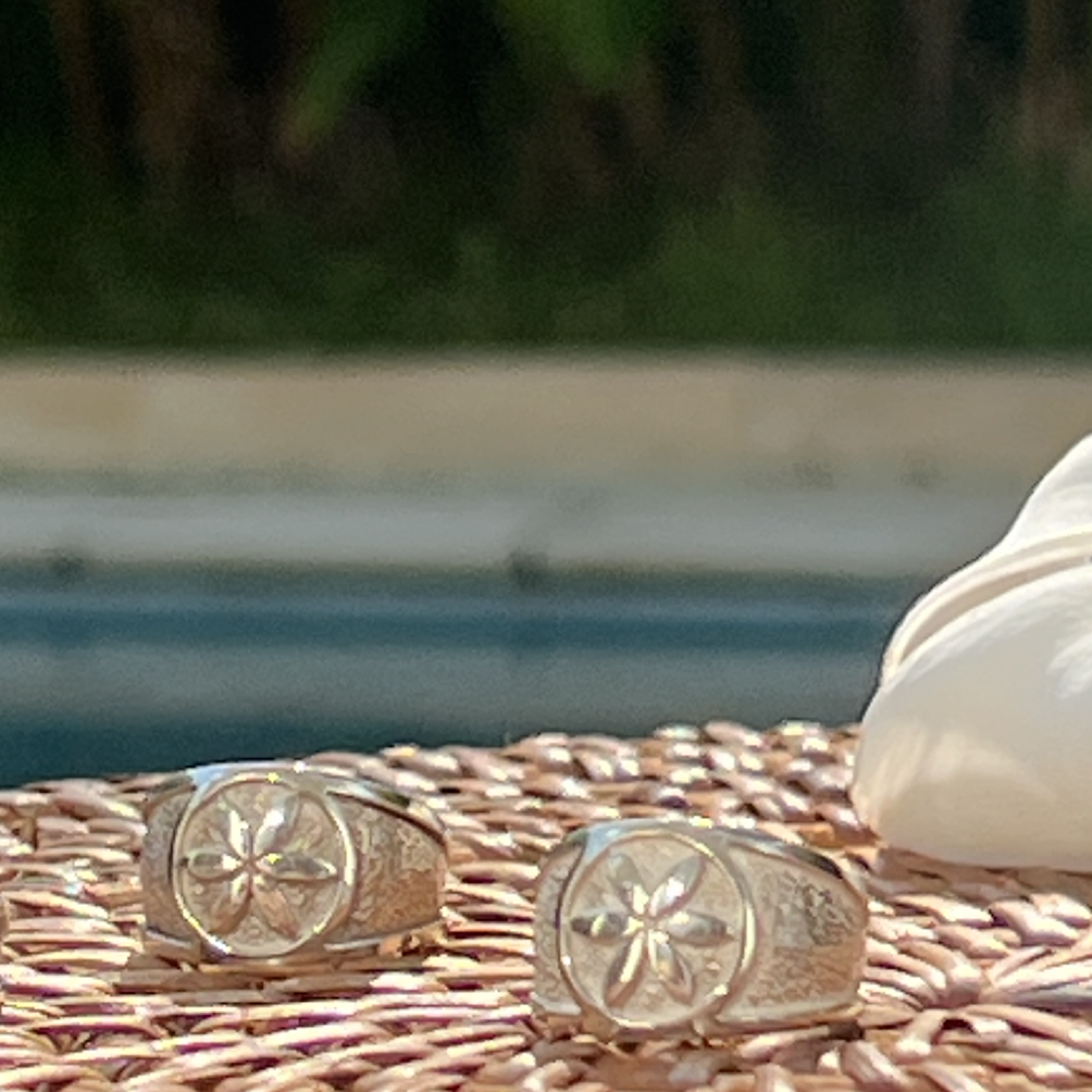Flower of Life – Pure Silver Ring