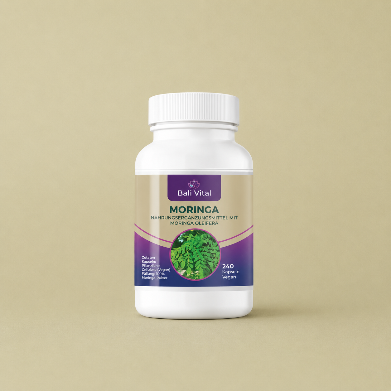 Moringa Oleifera - 240 Capsules